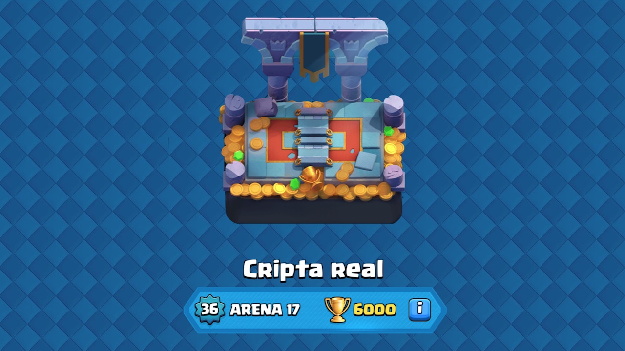 clash royale arena 17 cripta real