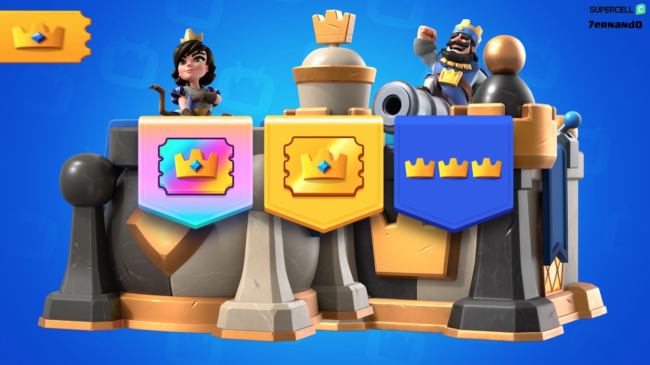 King new emote  Clash royal cartas, Clash royale, Cumpleaños de clash  royale